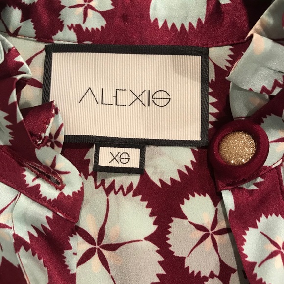 Alexis Audrina Floral-Print Silk Dress - Picture 3 of 4